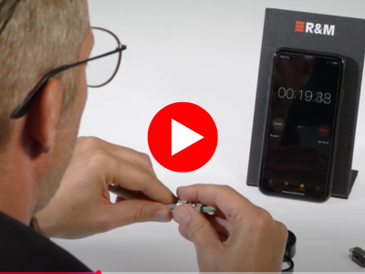 Fastest Way to Wire a Shielded RJ45 Cat. 6A Plug – the R&M FM45